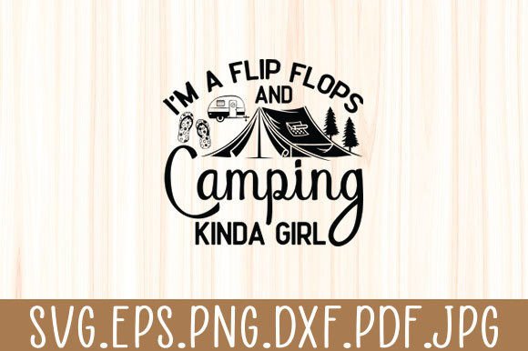 Fun Camping Svg for Embroidery