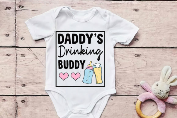 Funny Daddy and Baby SVG for Crafts