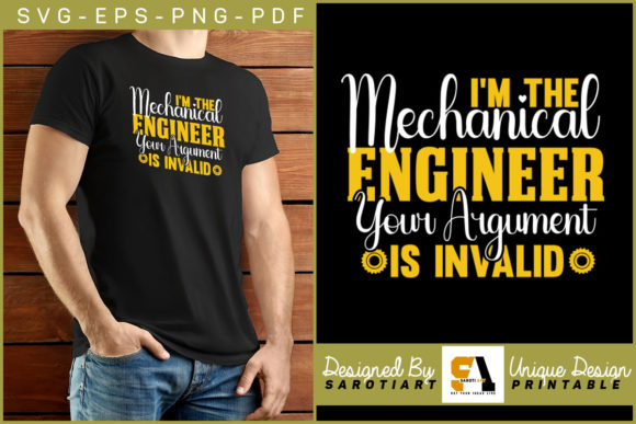 Graphic Design Asset for Mechanical Engineer Lovers