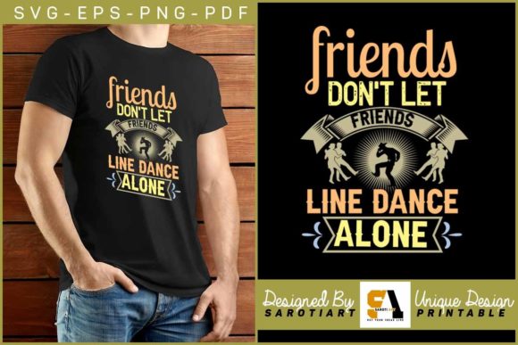 Line Dance SVG for Crafts and Graphics