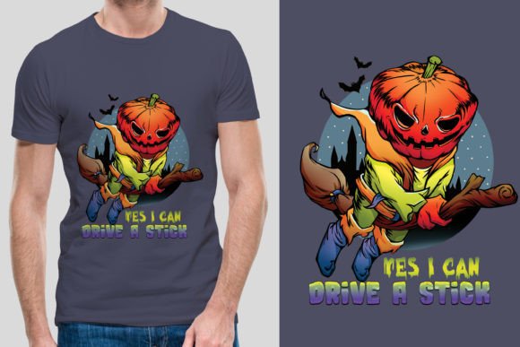 Yes I Can Drive a Stick Halloween TShirt